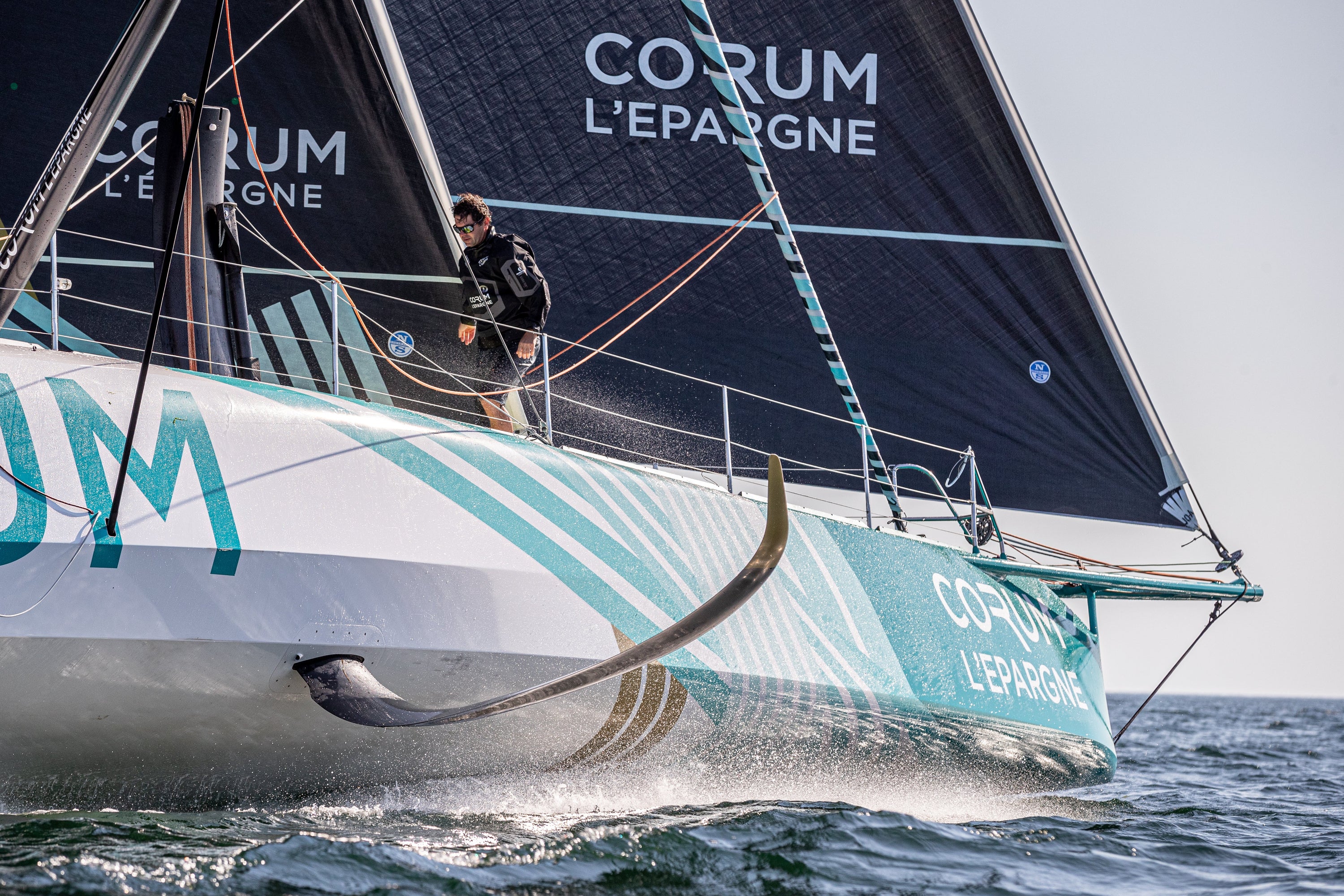 nicolas troussel preparing for the vendee globe race