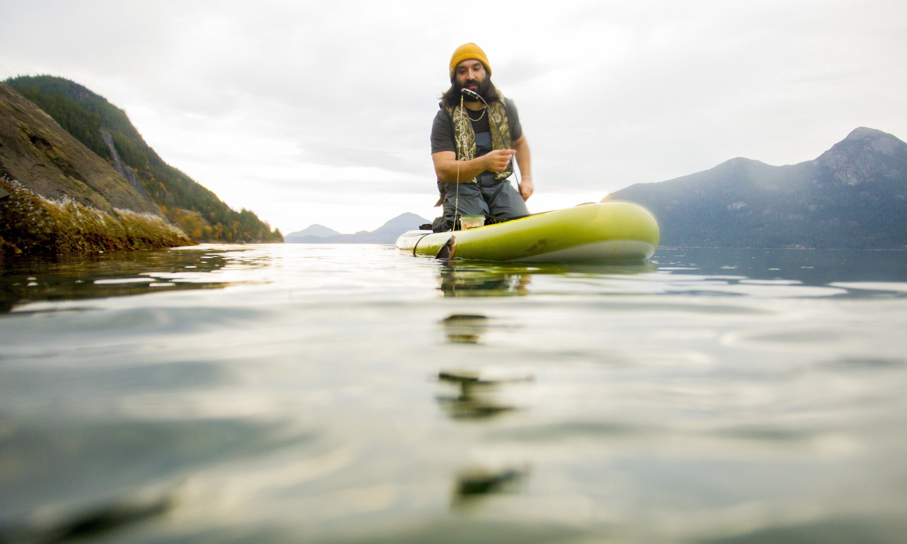 ben on a paddleboard