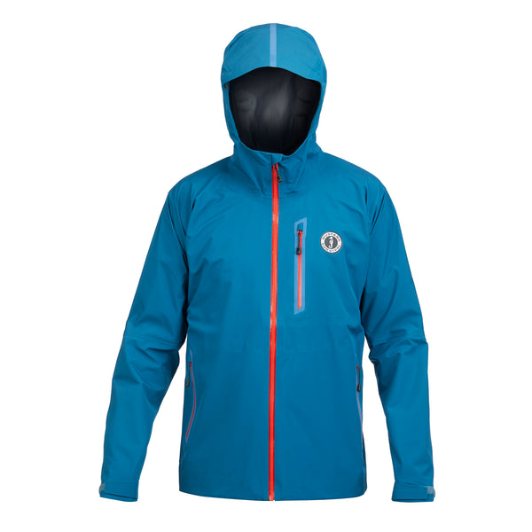 MJ2900 Men's Callan Waterproof Jacket Ocean Blue-Red