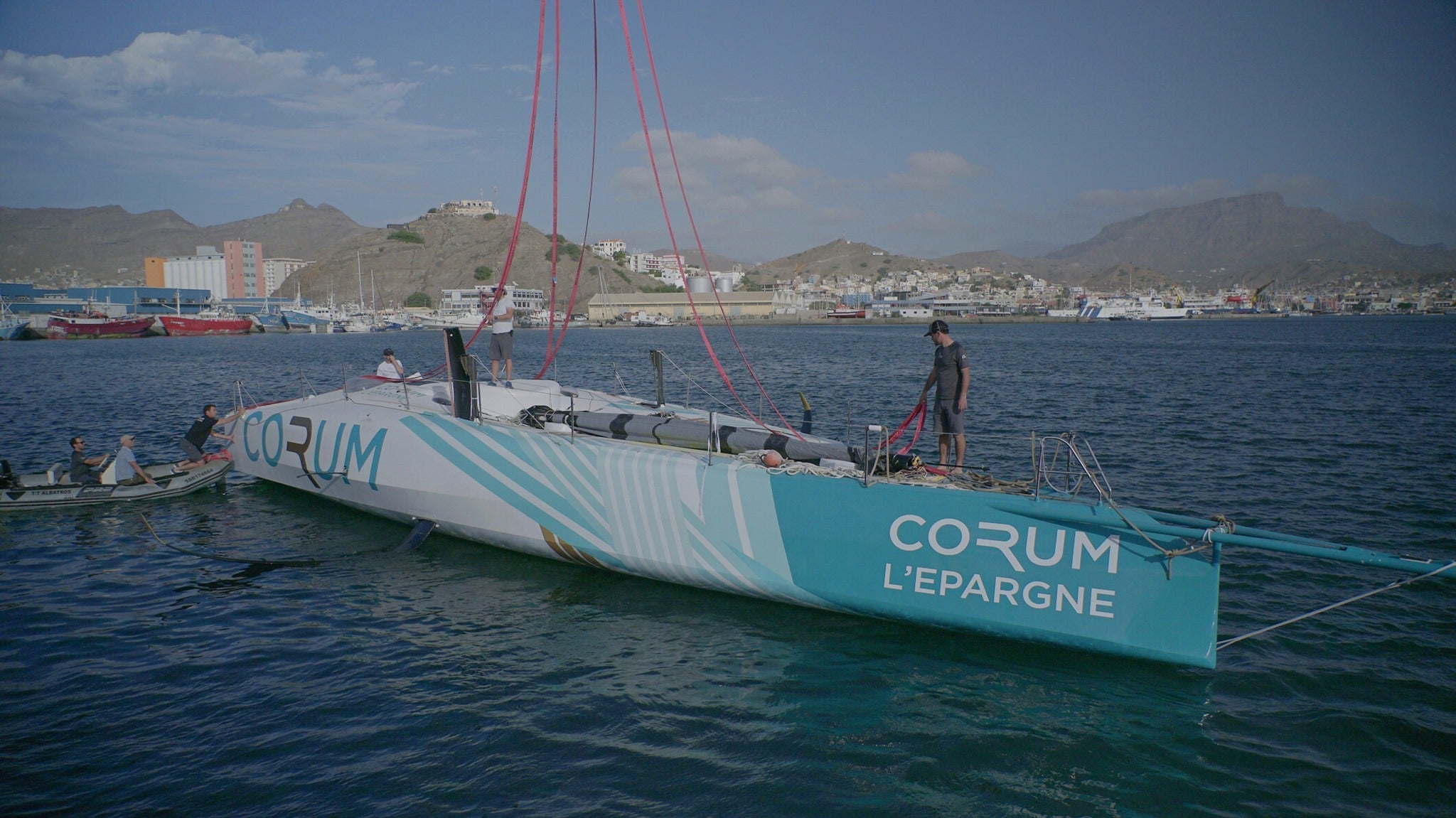 Nicolas Trouseel's boat for the vendee globe world race