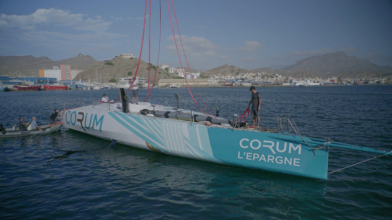 Nicolas Trouseel's boat for the vendee globe world race