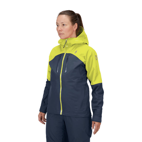 MJ1050 Women's Taku Waterproof Jacket Admiral - Mahi Yellow