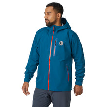 MJ2900 Men's Callan Waterproof Jacket Ocean Blue-Red